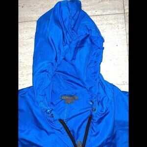 A/X Womens Blue Short Sleeve Zipper‎ Hooded Sport Athletic Activewear T-Shirt S